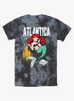 Disney The Little Mermaid Anime Ariel Atlantica Tie-Dye T-Shirt
