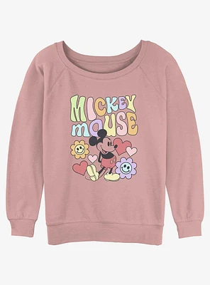 Disney Mickey Mouse Groovy Girls Slouchy Sweatshirt