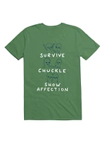 Strange Planet Survive Chuckle Show Affection Characters T-Shirt