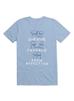 Strange Planet Survive Chuckle Show Affection Characters T-Shirt