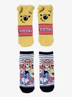 Disney Winnie The Pooh Pom-Pom Ankle Socks 2 Pair