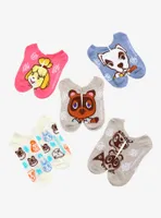 Animal Crossing: New Horizons Characters No-Show Socks 5 Pair