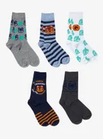 Animal Crossing: New Horizons Tom Nook Crew Socks 5 Pair