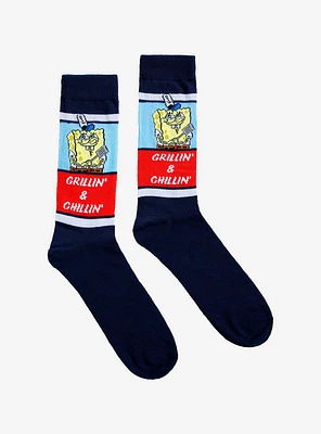 SpongeBob SquarePants Grillin' & Chillin' Crew Socks