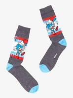 Sonic The Hedgehog Balloons Crew Socks