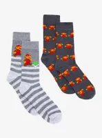 Super Mario 8-Bit Crew Socks 2 Pair