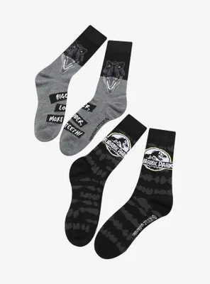 Jurassic World Grey Crew Socks 2 Pair