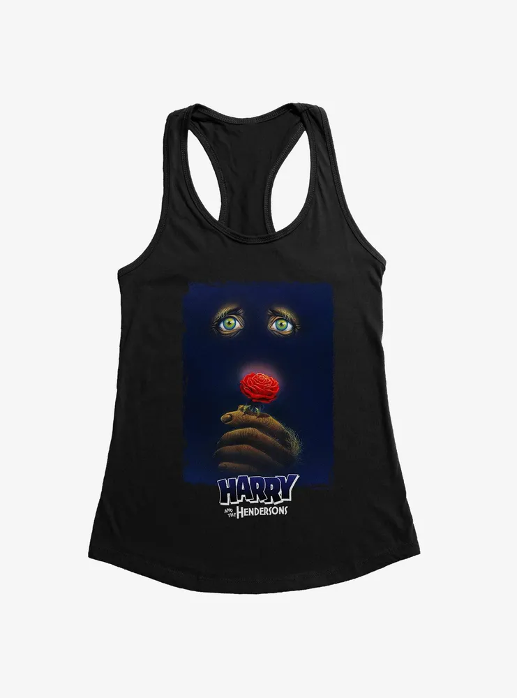 Harry And The Hendersons Sasquatch Rose Womens Tank Top