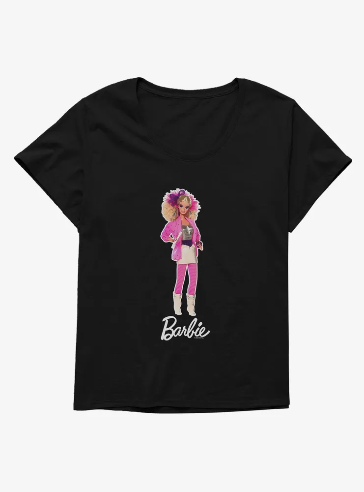 Barbie 80's Rockers Doll Womens T-Shirt Plus