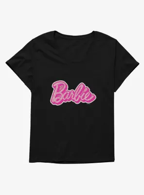 Barbie Glam Logo Womens T-Shirt Plus