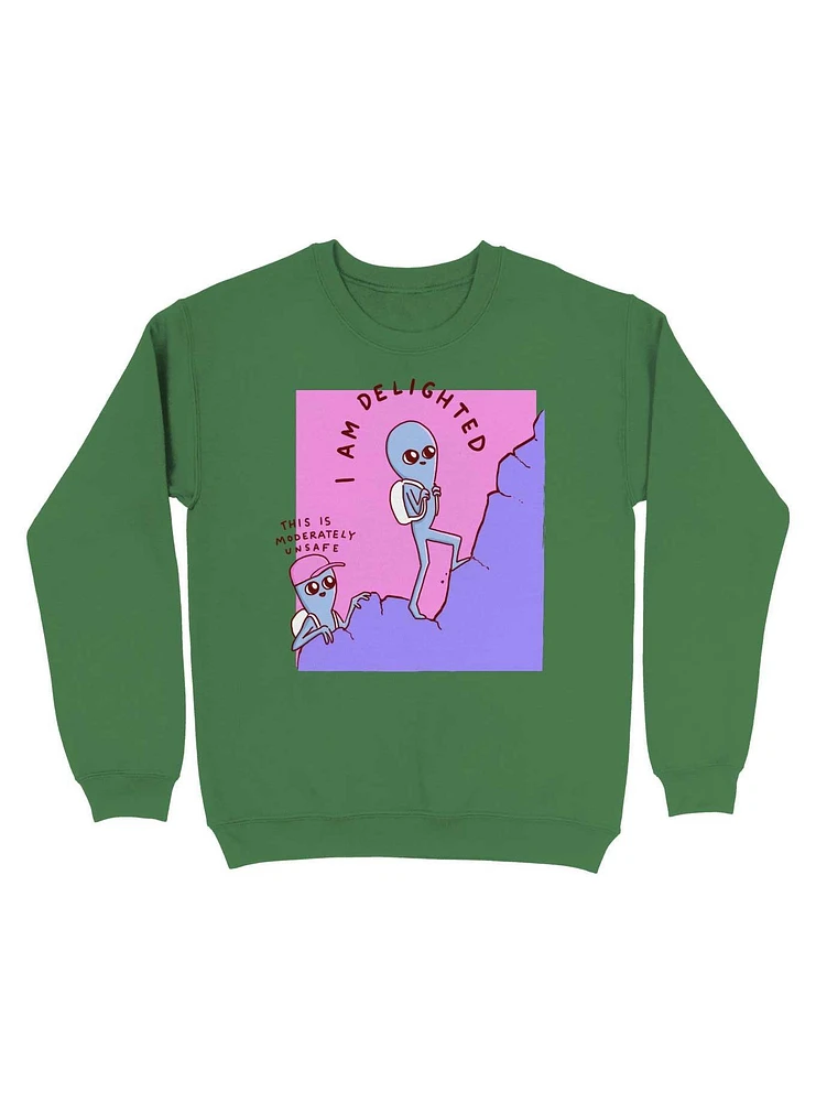 Strange Planet Moderately Unsafe Sweatshirt