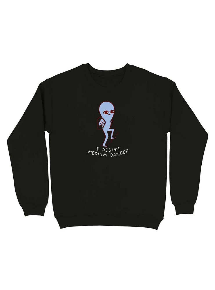 Strange Planet I Desire Medium Danger Sweatshirt