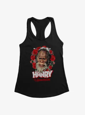Harry And The Hendersons Floral Womens Tank Top
