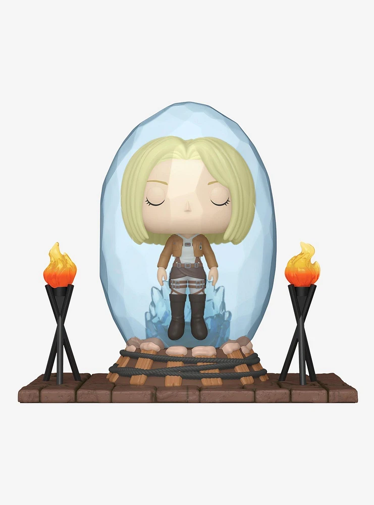 Funko Attack On Titan Pop! Deluxe Annie In Crystal Vinyl Figure Hot Topic Exclusive