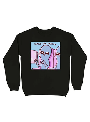 Strange Planet Hoping For Snacks Sweatshirt