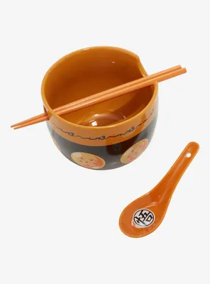 Dragon Ball Z Ramen Bowl with Chopsticks and Spoon