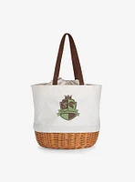 Harry Potter Slytherin Coronado Basket Tote Bag