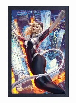 Marvel Spider-Man Gwen Stacy Framed Poster
