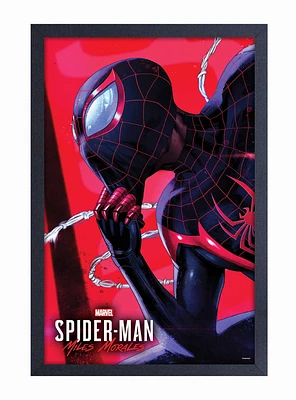 Marvel Spider-Man Miles Morales Framed Poster