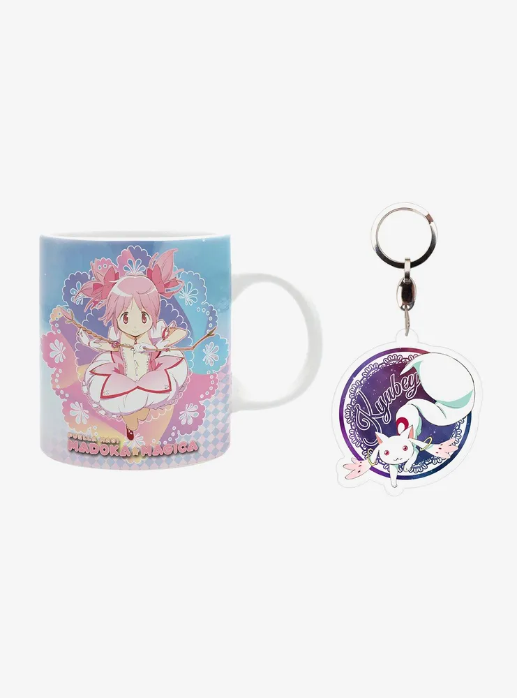 Puella Magi Madoka Magica Mug and Keychain Set