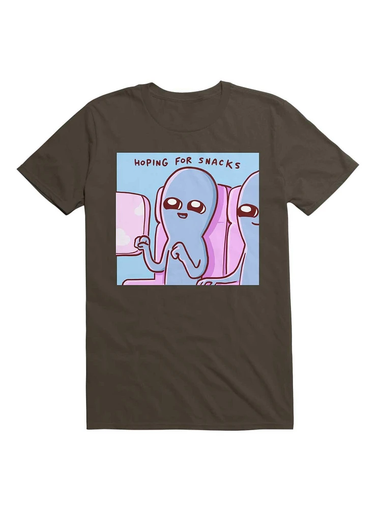 Strange Planet Hoping For Snacks T-Shirt