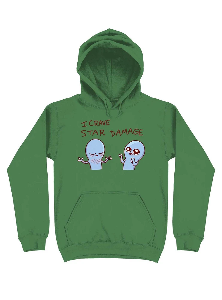 Strange Planet I Crave Star Damage Hoodie