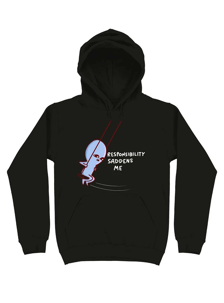 Strange Planet Responsibility Saddens Me Hoodie