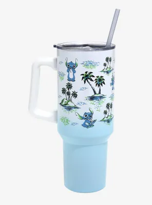 Disney Lilo & Stitch Hawaii Travel Mug With Handle