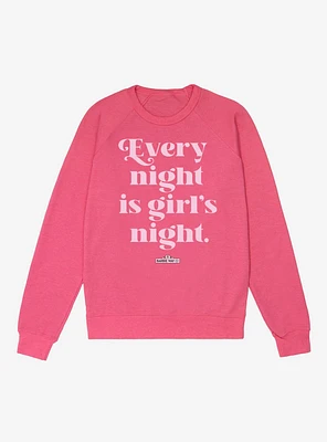 Barbie Girl's Night French Terry Sweatshirt