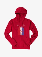 Betty Boop Red And Blue Fireworks Hoodie