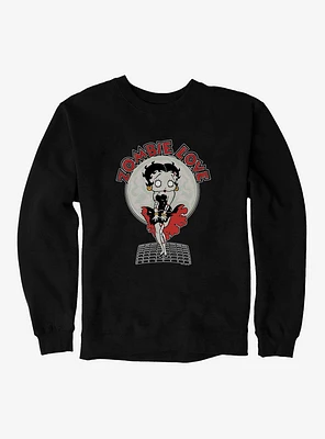 Betty Boop Zombie Love Street Grate Sweatshirt