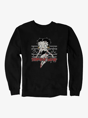 Betty Boop Zombie Love Pose Sweatshirt
