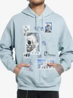 Social Collision® Vincent Van Gogh Printed Patches Hoodie