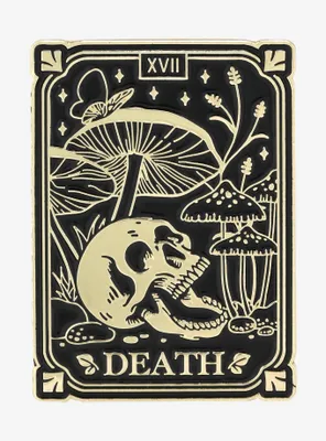 Death Tarot Card Enamel Pin