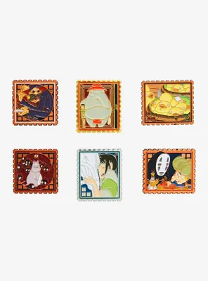 Studio Ghibli Spirited Away Stamp Blind Box Enamel Pin