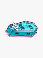 I Hate It Here Coffin Enamel Pin