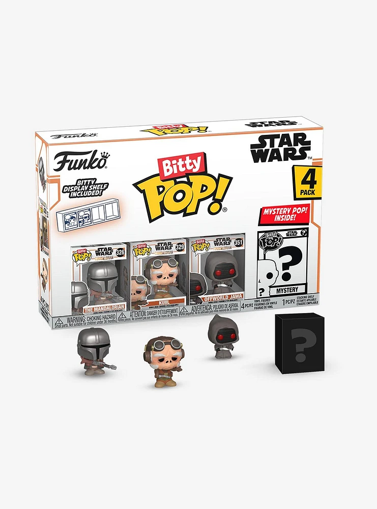 Funko Star Wars The Mandalorian Bitty Pop! The Mandalorian & More Vinyl Figure Set