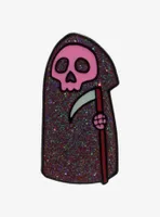 Glitter Grim Reaper Enamel Pin