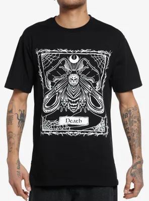 Cosmic Aura Death's-Head Moth Glow-In-The-Dark T-Shirt