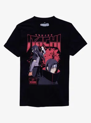 Naruto Shippuden Itachi Collage Boyfriend Fit Girls T-Shirt