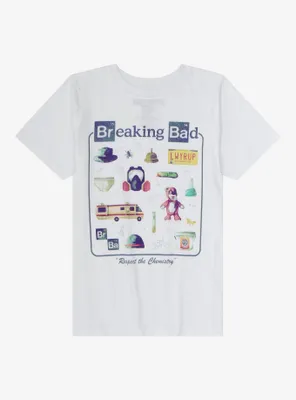 Breaking Bad Icons Boyfriend Fit Girls T-Shirt