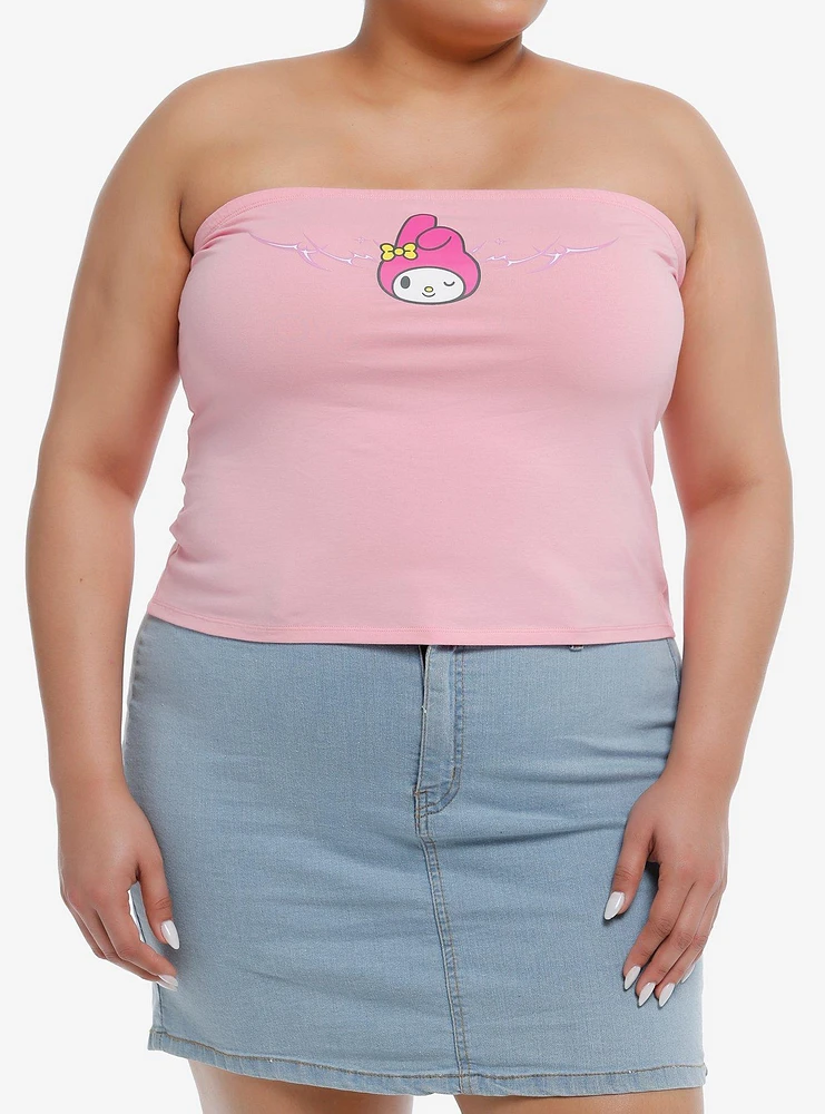 My Melody Y2K Girls Tube Top Plus