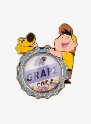 Disney Pixar Up Dug & Russell Grape Soda Dome Limited Edition Enamel Pin - BoxLunch Exclusive
