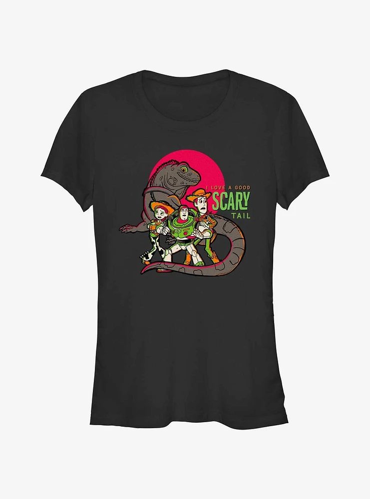 Disney100 Halloween Toy Story Iguana I Love A Good Scary Tail Girls T-Shirt