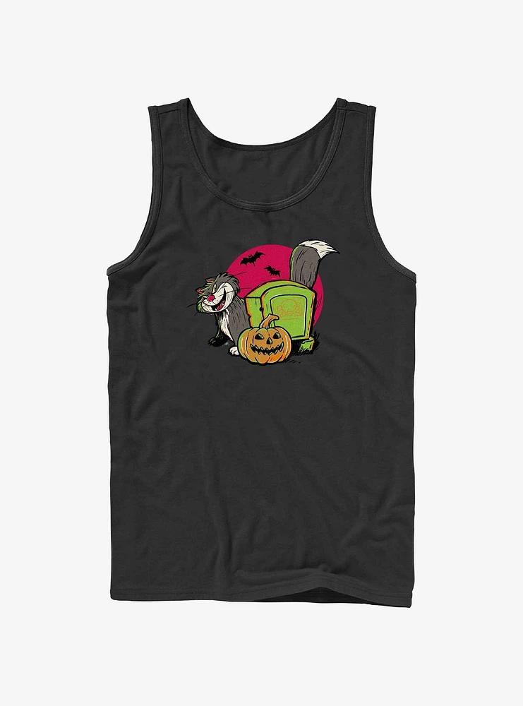 Disney100 Halloween Cinderella Lucifer Cat Tank Top