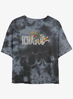 Disney100 Halloween The Adventures Of Ichabod Tie-Dye Girls Crop T-Shirt
