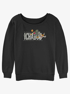 Disney100 Halloween The Adventures Of Ichabod Girls Slouchy Sweatshirt