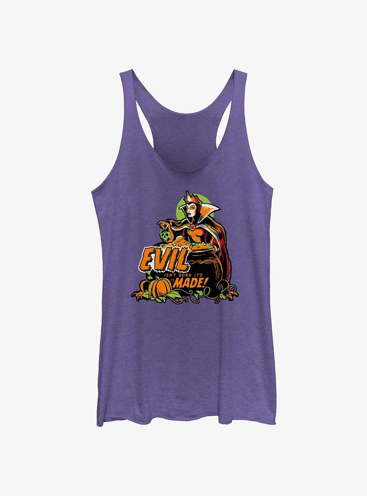 Disney100 Halloween Snow White Evil Isn't Born It's Made Girls Tank Top