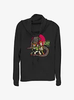 Disney100 Halloween Toy Story Iguana I Love A Good Scary Tail Cowl Neck Long-Sleeve Top