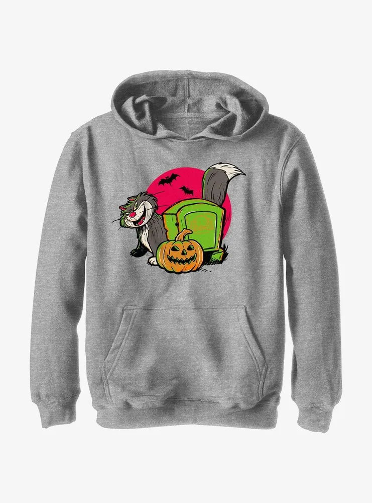 Disney100 Halloween Lucifer Cat Youth Hoodie